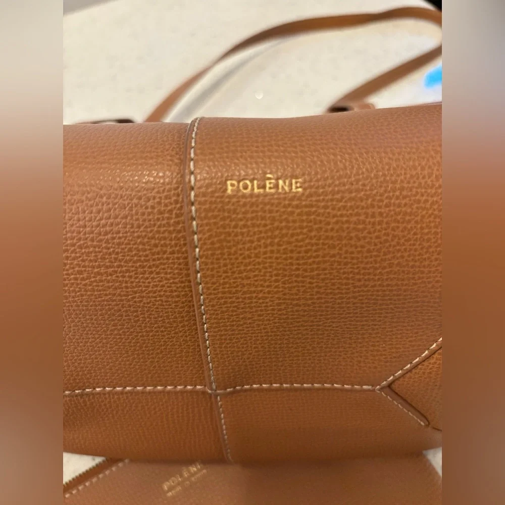 Polene Cyme Mini in Camel
